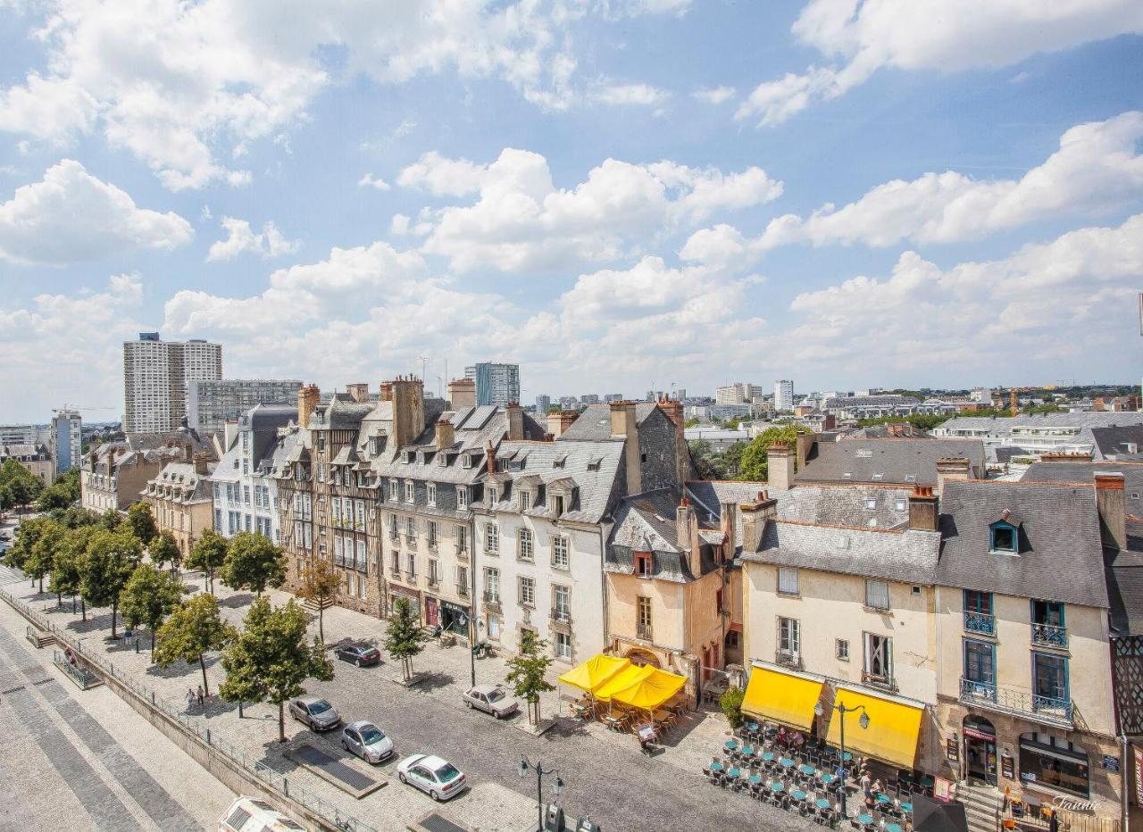 Hotel Des Lices Rennes Exterior foto